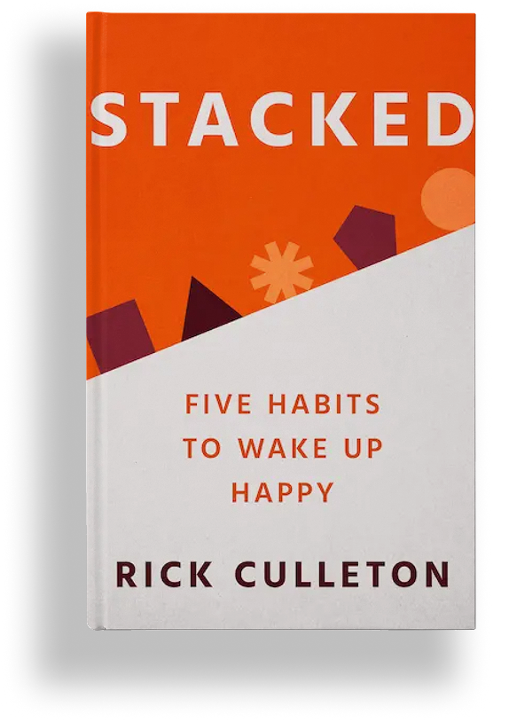 Stacked book cover